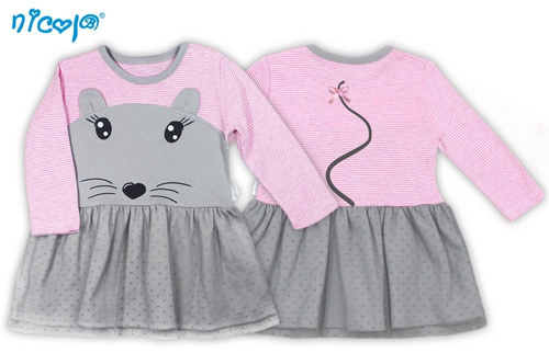 14430 A Sukienka bawełniana "MYSZKA" Nicol 