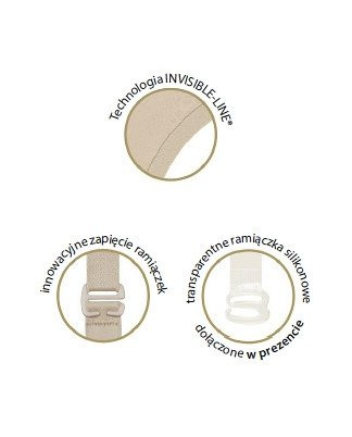 119 Body korygujące pod biust Shape & Chick Julimex - czarny