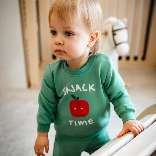 Bluza dziecięca Eevi Snack Time bawełna miękka wygodna codzienna