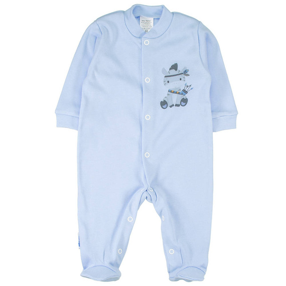 Miś indianin pajacyk niemowlęcy Martex niebieski