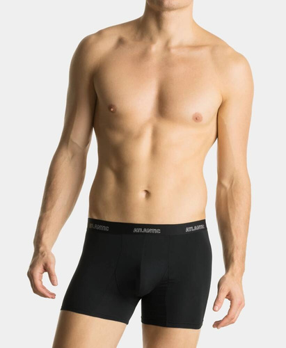 MH-1195  Bokserki męskie Atlantic  czarny