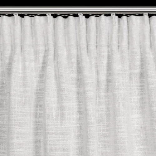 Rosi Zasłona na taśmie Eurofirany srebrny