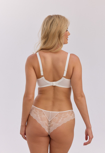 Biustonosz Soft Gaia Celina BS0 1361 ecru S9 koronkowy z fiszbinami