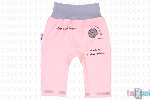 Spodenki bawełniane "BIKE" żółty