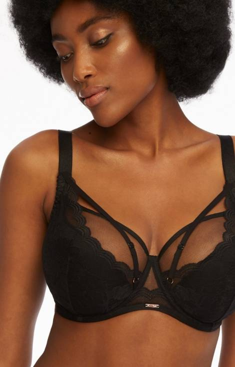 BC-930 Alice II  Biustonosz półusztywniany  Kinga czarny