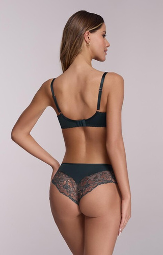 2174 Biustonosz Ava Azure – semi soft z fiszbinami i koronką