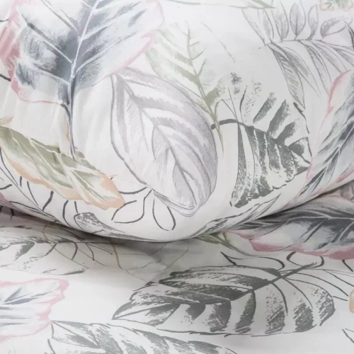 Sara 26 Pościel bawełniana Liście Eurofirany szary