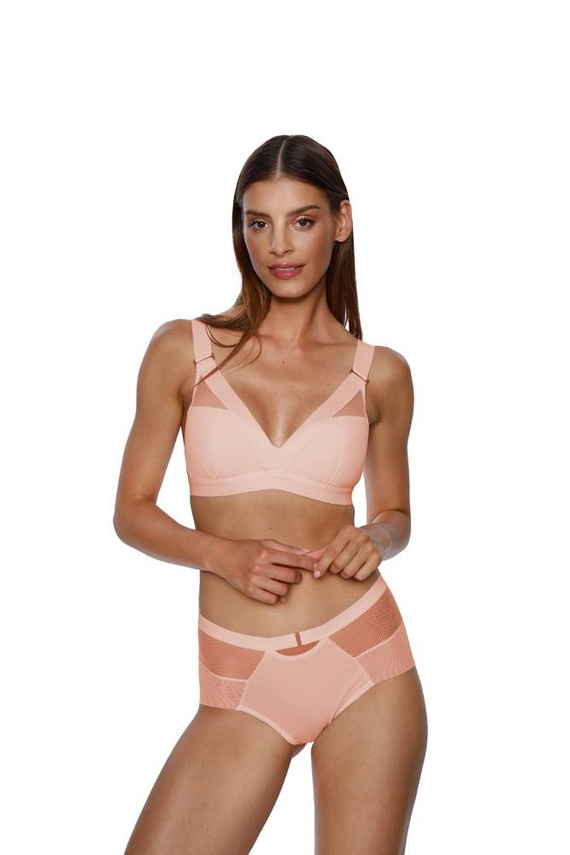 Lara B-748/2 Figi Damskie Brazyliany Kinga biały