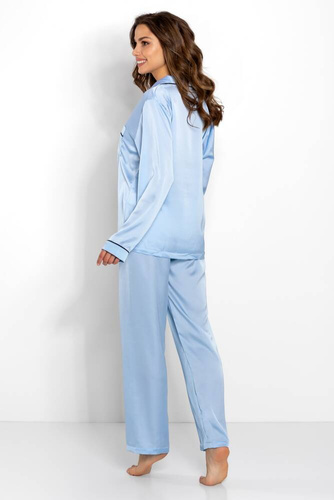 Classic Look Blue Piżama damska Momenti Per Me