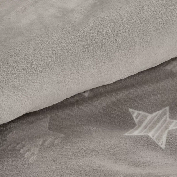 Flano 4 pościel welurowa gwiazdki Eurofirany beżowy