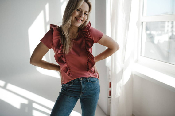 Milky Waves bluzka do karmienia z krótkim rękawem Milk&Love dusty cedar