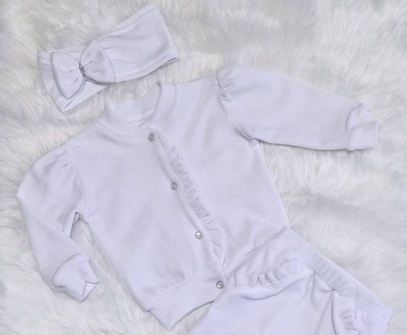 Amelka blezerek dziewczęcy Bambarillo biały