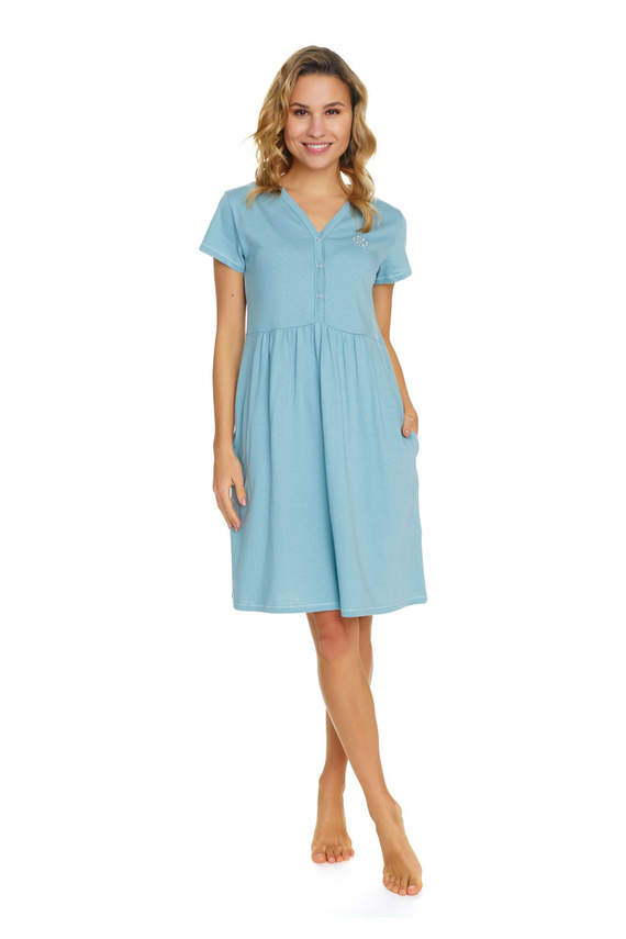 5336 Koszula Nocna do karmienia Doctor Nap - ice blue