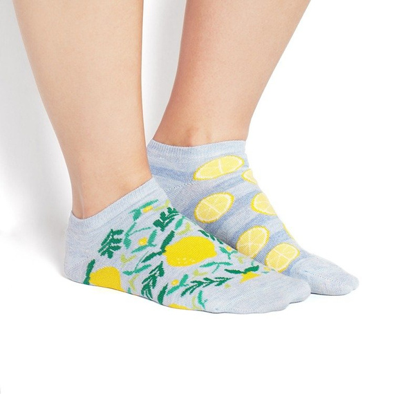 Stopki Good Stuff " nie do pary " Soxo -jajka i bekon szary niebieski