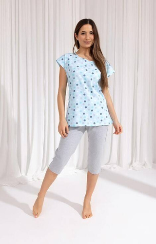 690 Piżama damska Regina zielony