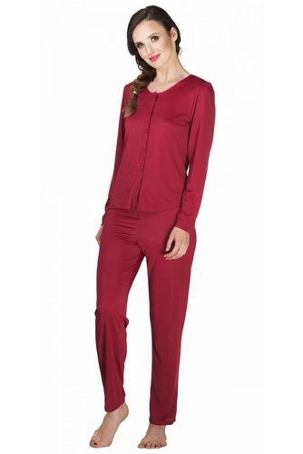 6200 Maria Piżama damska rozpinana Mewa turkusowy 