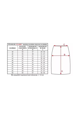 86557Jolandi półhalka damska Mewa czarny 