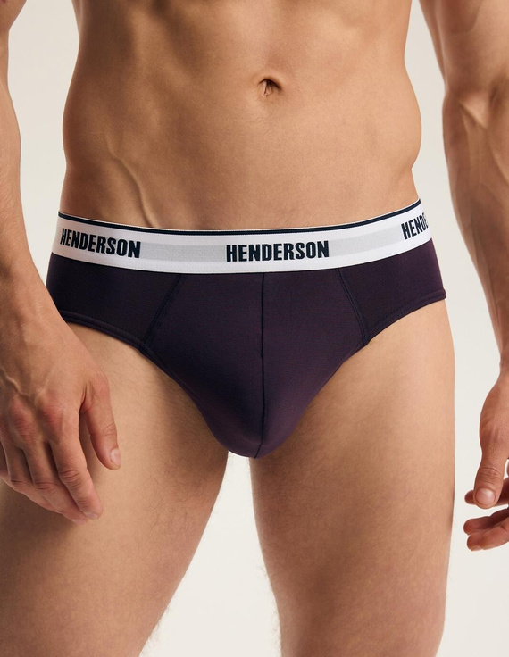 Slipy Męskie Henderson Free 45786 2-Pak Bawełniane Granatowe