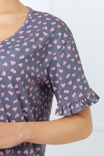 Lotte koszula damska z krótkim rękawem Italian Fashion - druk