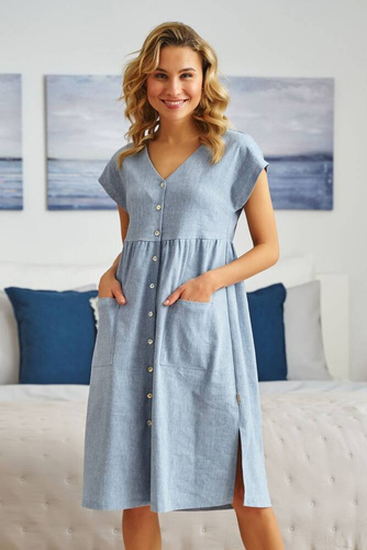 5360 Koszula Nocna do karmienia Doctor Nap - blue jeans