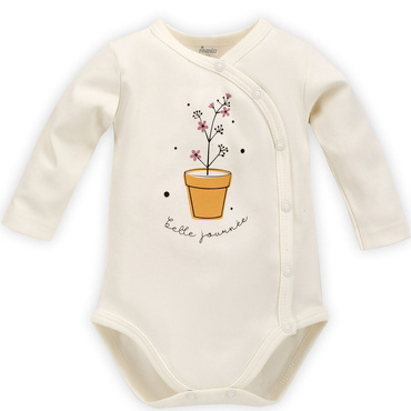 Tres Bien Rozpinane body Pinokio - ecru