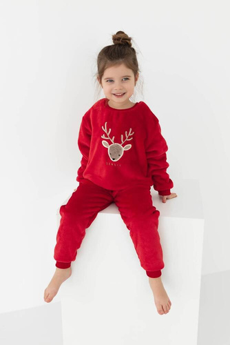 Harriet Kids Piżama dziecięca Sensis -czerwony