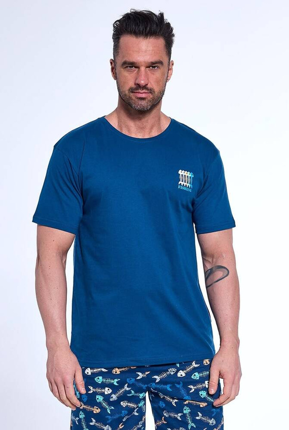 326/170 Fishing Piżama męska Cornette granatowy