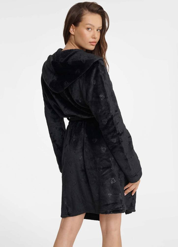 41066 Glossy Szlafrok damski Henderson czarny