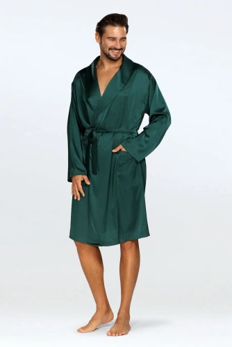 Lukas Szlafrok męski Dkaren - zielony