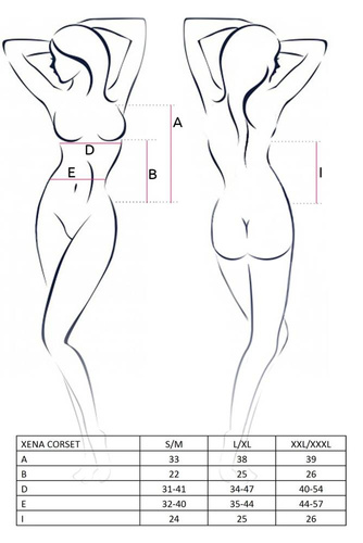 Xena Corset gorset damski Passion biały