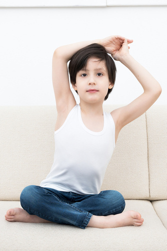 Tomi podkoszulek dla chłopca, szerokie ramiączko Italian Fashion- biały