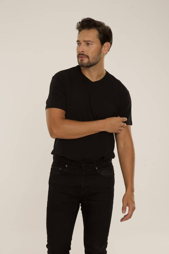 828 Chandler Koszulka t-shirt De Lafense - czarny