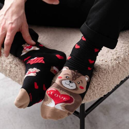 079 Nie Do Pary Skarpety Męskie More - czarny 064