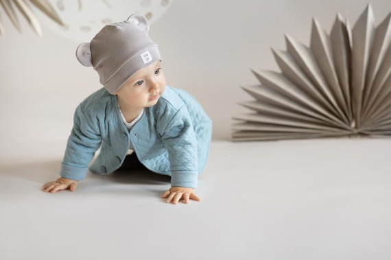 Slow Life Rozpinana Bluza Pinokio - niebieski 