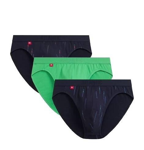 3MP-193 A'3 Slipy męskie Atlantic - granatowy-zielony