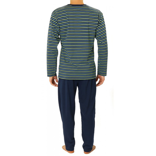 02 Piżama Męska długi rękaw i spodnie Sesto Senso - K67L