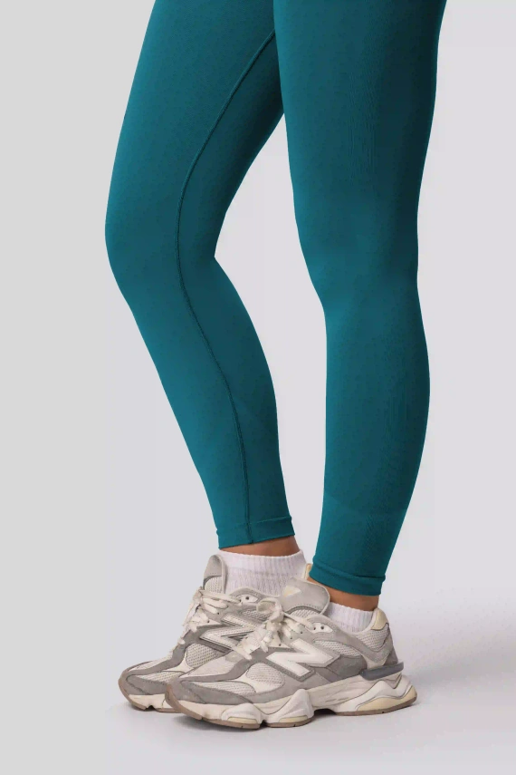 Legginsy push-up Spaio PRO modelujące kryjące wysoki stan tale blue