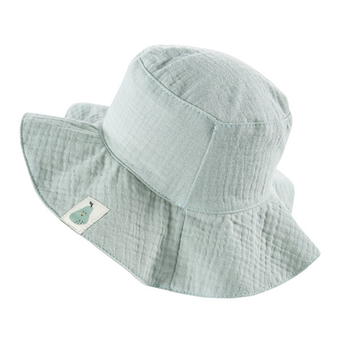 Pearfect kapelusz muślinowy dla dziecka Eevi-zielony