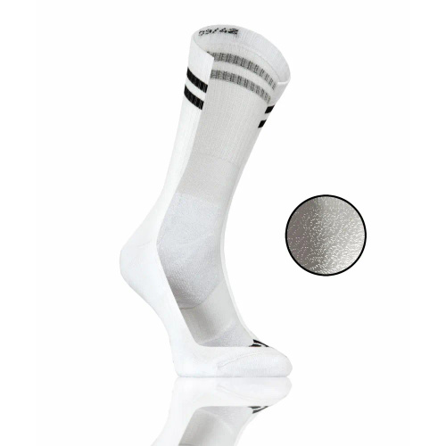 SKB04 Skarpety sportowe długie Sesto Senso biały