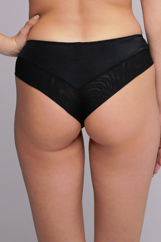 2256 Figi Brazyliany Ava black– gładka mikrofibra, zmysłowe wykończenie, idealne dopasowanie