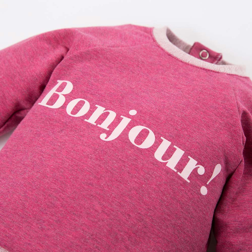 Hello World Bluza dziewczęca Eevi - bordowa