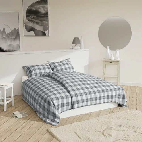 Krata Pościel bawełniana Spod Igły i Nitki szary