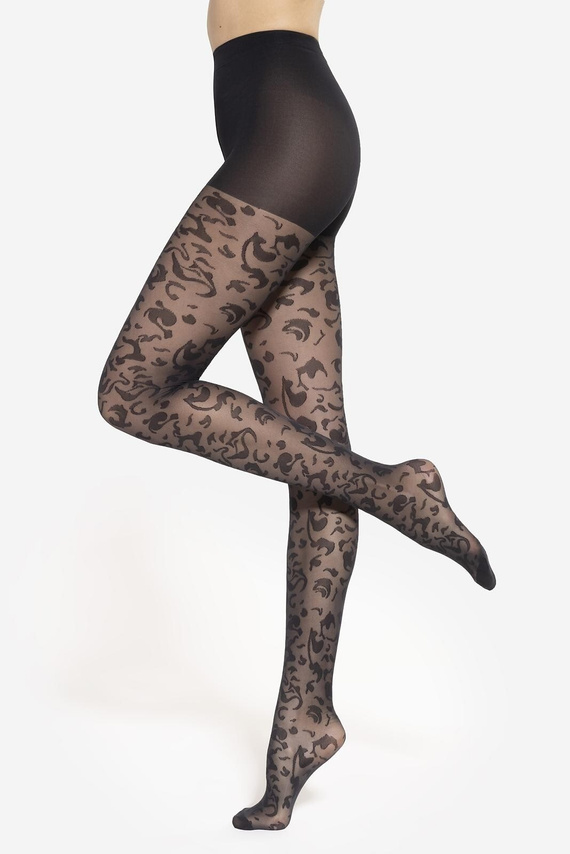 Rajstopy Gatta Trendy Floral wz.05 – 40 den, elegancki kwiatowy wzór, styl i komfort