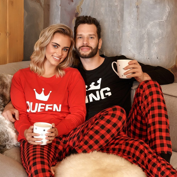 9748 Piżama Damska Doctor Nap - red