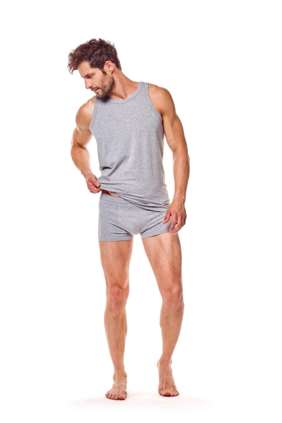 18724 Burito Red Line Bokserki męskie HENDERSON szary