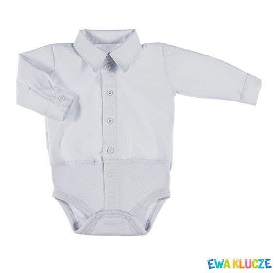 Body z kołnierzykiem CEREMONY Ewa Klucze szare