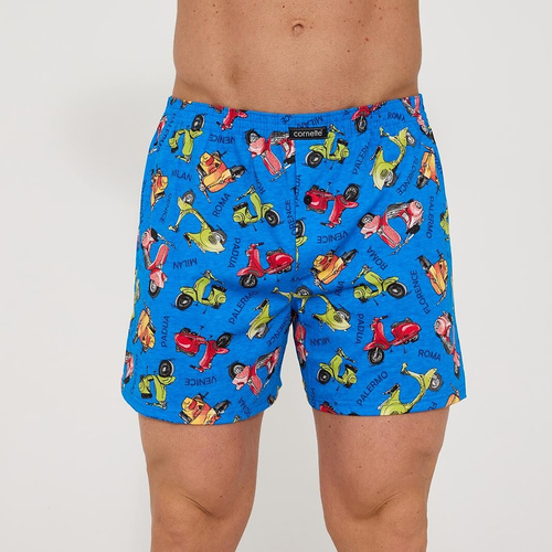 001/185 011/185 Vespa Bokserki męskie Cornette Classic – 100% bawełna, luźny fason, rozporek na guzik, komfort na co dzień