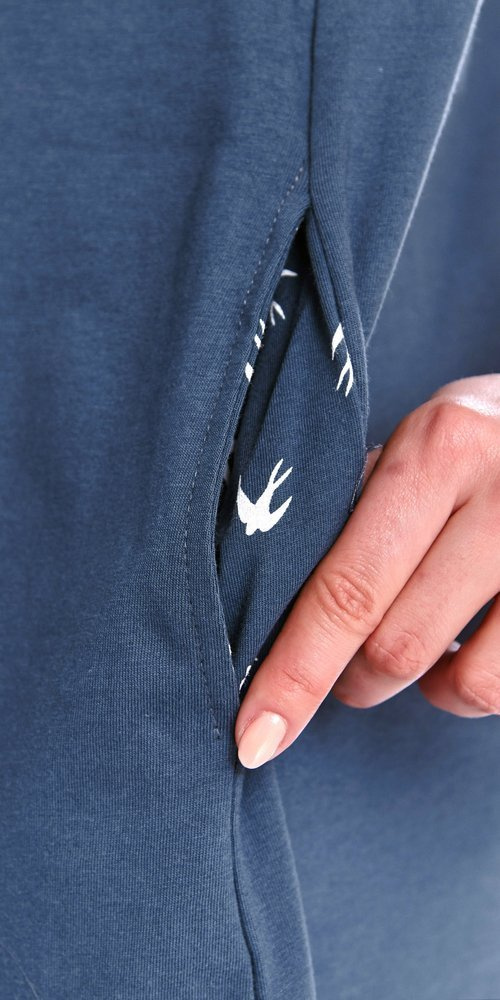 9992 Koszula Nocna do karmienia Doctor Nap - deep blue