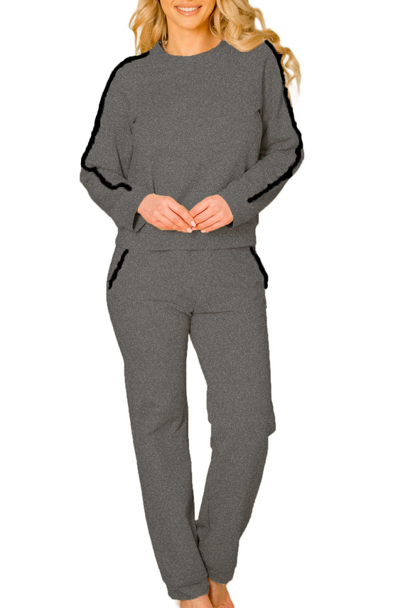 Antao komplet dresowy damski Mirale, bawełna z elastanem, polska produkcja - grey