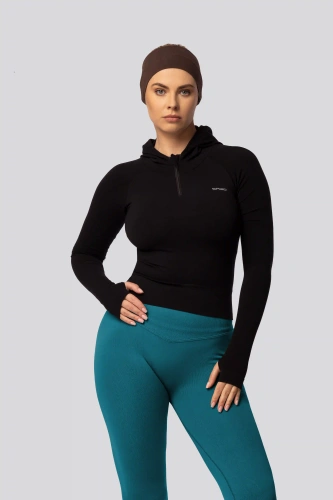 Legginsy push-up Spaio PRO modelujące kryjące wysoki stan tale blue